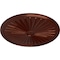 Ekena Millwork Leandros Ceiling Medallion (Fits Canopies up to 5"), 33 1/8"OD x 3 1/2"ID x 1 3/8"P, Antique Copper CM33LEACS - alternate 4
